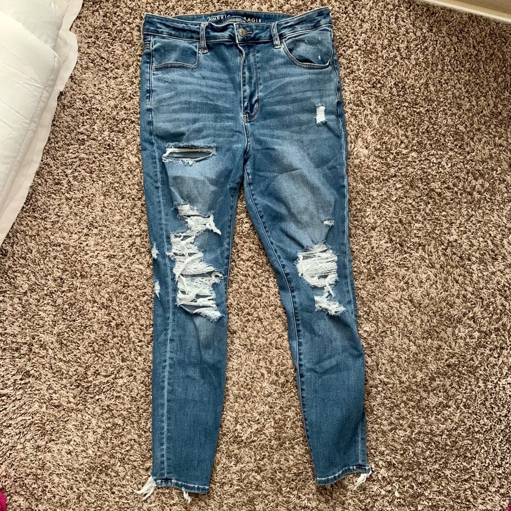 SIZE 14 AMERICAN EAGLE SUPER HI-RISE JEGGING
